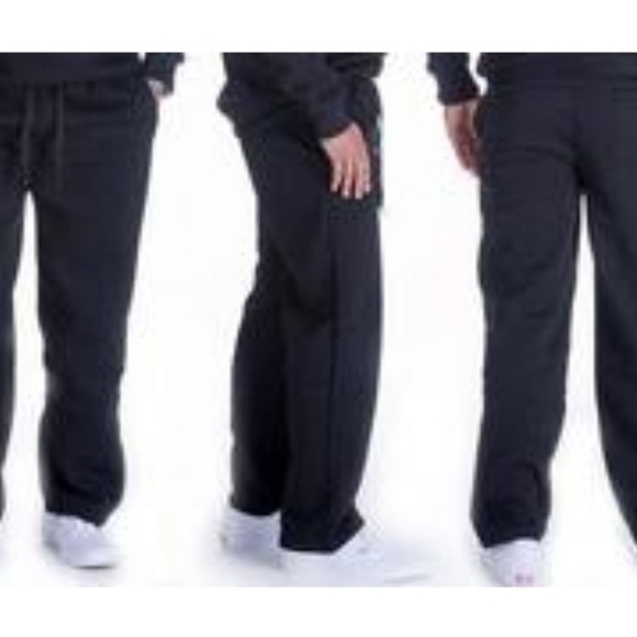 Han Ton Other - Mens Straight Leg Sweatpants Black Medium